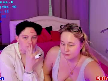 couple These Girls Are Your Sex Cam Fans When You Push Tokens with bj_honey_chersom